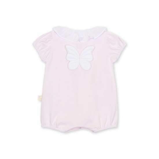 Baby Gi Pink butterfly romper 