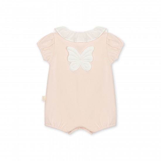 Baby Gi Peach butterfly romper 