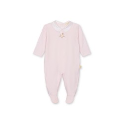 Baby Gi Pink rocking horse babygrow