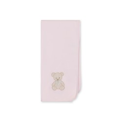 Baby Gi Pink teddy burp cloth 