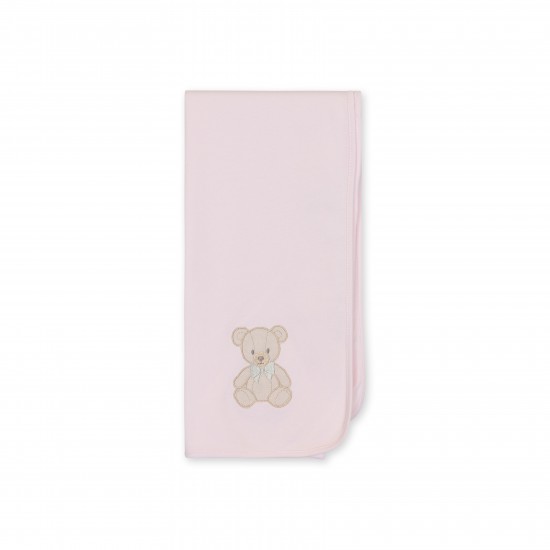 Baby Gi Pink teddy burp cloth 
