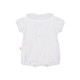 Baby Gi White frill teddy bear romper