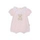 Baby Gi Pink frill teddy bear romper