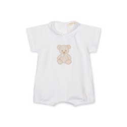 Baby Gi White teddy bear romper 