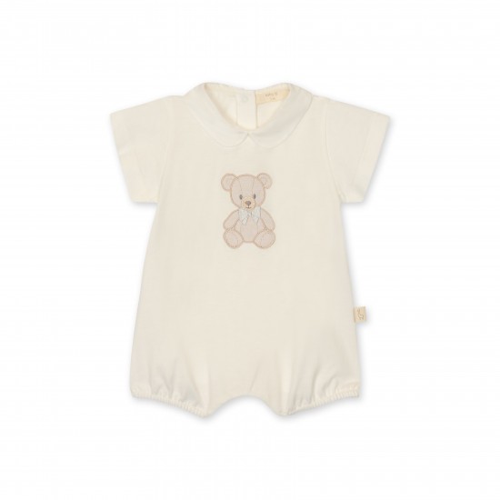 Baby Gi Cream teddy bear romper 