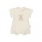 Baby Gi Cream teddy bear romper 