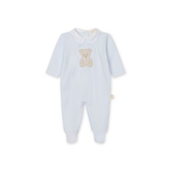 Baby Gi Blue Teddy Bear Babygrow 