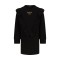Balmain Black frill tunic dress 