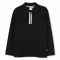 Hugo Boss Long sleeved black polo top 