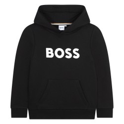 Hugo Boss Black logo hooded jumper 