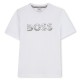 Hugo Boss White big logo t-shirt 