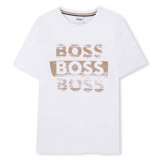 Hugo Boss White logo t-shirt 