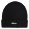 Hugo Boss Black beanie hat 