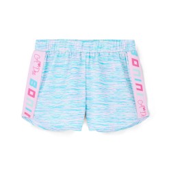Bonini By Adee Spark Mint pattern logo shorts