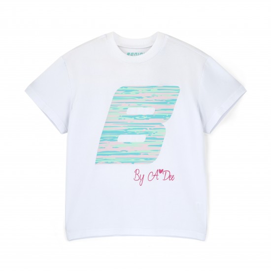 Bonini By Adee White/Mint Dynamic logo t-shirt 