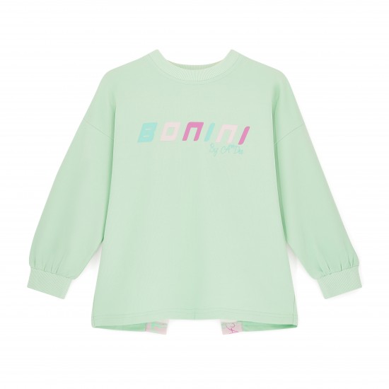Bonini By Adee Groove Mint logo sweater 