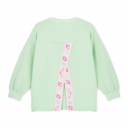 Bonini By Adee Groove Mint logo sweater 