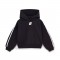 Bonini Black/White logo piping hoody + wide leg joggers 