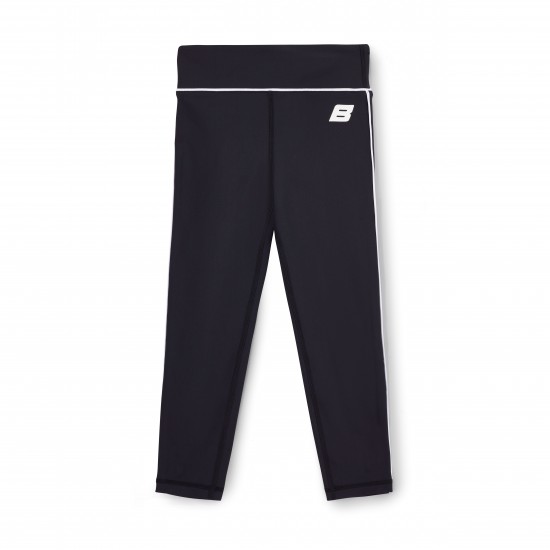 Bonini Black/White piping leggings