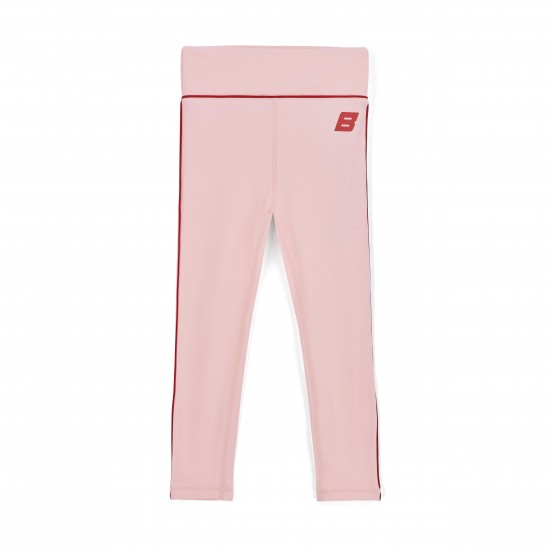 Bonini Pink/Burgundy piping leggings