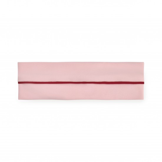 Bonini Pink/Burgundy piping sport headband