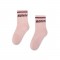Bonini Pink/Burgundy sports socks