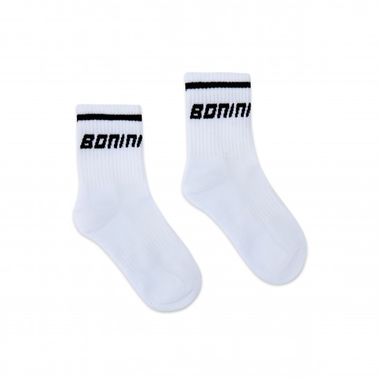 Bonini White/Black sports socks