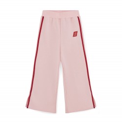 Bonini Pink/Burgundy logo piping hoody  + wide leg joggers 