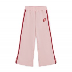 Bonini Pink/Burgundy logo piping hoody  + wide leg joggers 