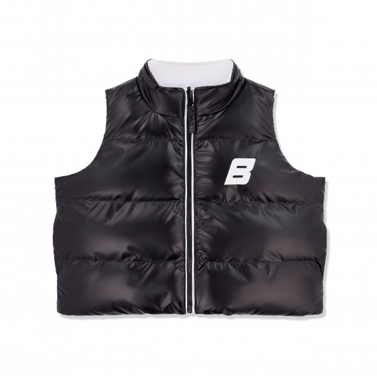 Bonini Black reversible into White gilet 