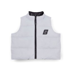 Bonini Black reversible into White gilet 