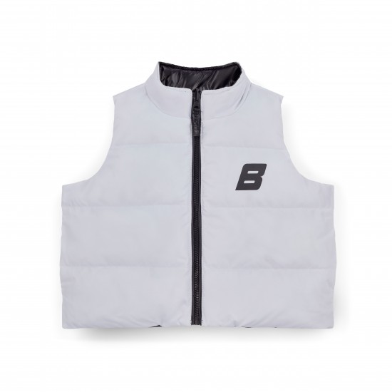 Bonini Black reversible into White gilet 
