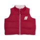 Bonini Pink reversible into Burgundy gilet 