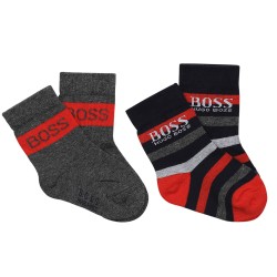 Hugo Boss grey socks - 2 pack 