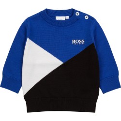 Hugo Boss blue knitted jumper 