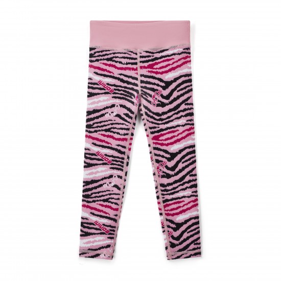 Bonini by ADEE Peony Pink Sprint printed sport legging 
