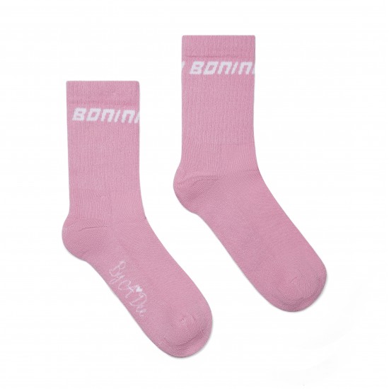 Bonini by ADEE Peony Pink Twirl sport socks 