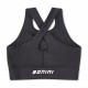 Bonini Black Aspire crop sports top