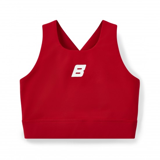 Bonini by ADEE Red Aspire crop sports top 