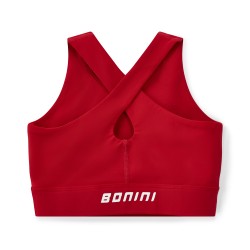 Bonini by ADEE Red Aspire crop sports top 