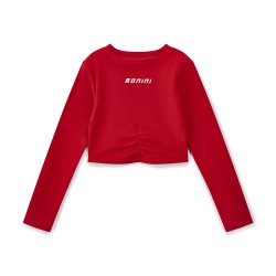 Bonini by ADEE Red Aspire long sleeve sport top 