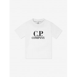 CP Company White goggle print t-shirt 