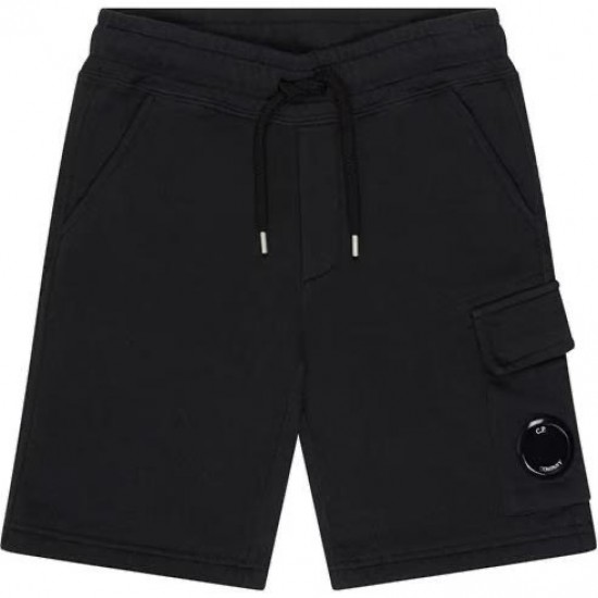 CP Company Black sweater shorts 