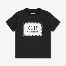 CP Company Black patch work t-shirt 