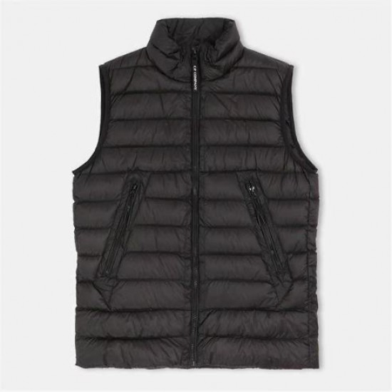 CP Company Black soft puff gilet