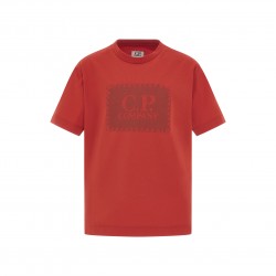 CP Company Red patch work t-shirt 