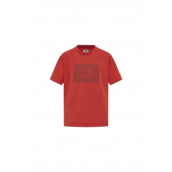 CP Company Red patch work t-shirt 