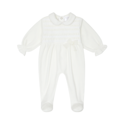 Deolinda Chic Cream pearl babygrow 