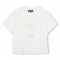 DKNY Cream heart logo t-shirt
