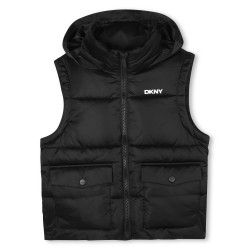 DKNY Black puffer jacket/gilet 